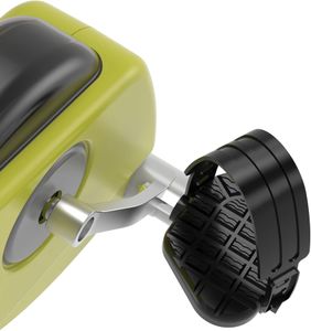HOMCOM Folding Exercise Bike – Compact Indoor Cardio, Yellow