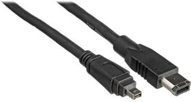 Pearstone FireWire 400 4-Pin to 6-Pin Cable - 6' (1.8 m)
