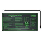 iPower Small Seedling Heat Mat 10" x 20.5" Warm Hydroponic Heating Pad with Durable Waterproof Design, Black, S, 10'' x 20.5''