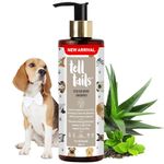 TELLTAILS Itch No More Dog Shampoo | Prevents Itching & Removes Ticks & Fleas | Softens, Strengthens & Adds Shine | Lemongrass, Green Tea, Aloe Vera, Wheat & Oat Protein | All Breeds | 250ml