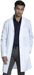 Cherokee White Lab Coat for Men or Women with 3 Pockets and Center Back Length 38" CK460, L, White