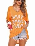 AI'MAGE Women Beach Cover Up Swimsuit Coverup Beachwear Dress Shirt Dresses Bikinis Sarong Loose Blouse Oversized for Lady Yellow