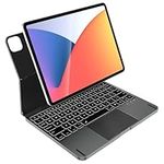 DECIONE Magnetic Keyboard Case for iPad Pro 11 inch (4th, 3rd, 2nd and 1st Generation) and iPad Air (5th and 4th Generation), Aluminum Body, Multi-Touch Trackpad, Foldable (Gray)