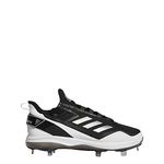 adidas Icon 7 Boost Baseball Cleats Black/White/Silver Metallic 11 D (M)