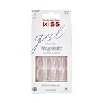 KISS Gel Fantasy - Dignity - Fake Nails, 28 Count, Short