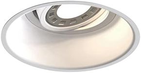 Astro Minima Round Adjustable Indoor Downlight (Matt White), GU10 Lamp, Designed in Britain - 1249003-3 Years Guarantee