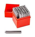 Vector Number & Capital Letter Punch Set 36 Pc (6mm 1/4"): 09098