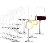 Stölzle Lausitz Weinkenner Value Set 18 Pieces Red Wine Glass + White Wine Glass + Champanger Glass, 400 ml