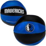 Franklin Sports NBA Dallas Mavericks Toy Basketballs - 2 Pack of Kids Soft Mini Basketballs for Over The Door + Indoor Hoops - NBA Fan Shop Kids Soft Toy Basketballs - (2) Mini Balls Included