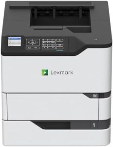 Lexmark MS823dn Monochrome Laser Printer for Office, Two-Sided Printing, Print Speed 65 ppm, 2.4 inch Color LCD Display, 1200 DPI, Black/Grey (50G0200)