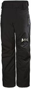 Helly Hansen Junior Legendary Pant - Waterproof Kids Snow Pants - Articulated Boys Ski Bottoms, Extendable Snow Gear for Kids - 991 Black - 9