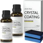 KROYWEN Crystal Coating for Car and Bike Plastic Parts | 30ml PVC Restorer and Revitalizing Coating Agent | Maintenance Dashboard Plastic Cleaner Polish Shining | Pack of 2