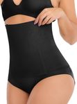 FUT Waist Trainer for Women Tummy Control Shapewear Waist Cincher Postpartum Girdle Body Shaper, Black, X-Large/XX-Large