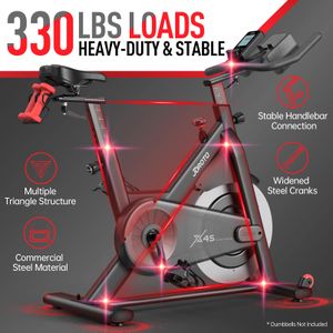 JOROTO X4S Bluetooth Exercise Bike – Indoor Cycling Trainer