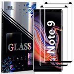 for Galaxy Note 9 Screen Protector,Full Coverage Tempered Glass [2 Pack][3D Curved][Anti-Scratch] [Anti-Fingerprint][High Definition] for Samsung Galaxy Note 9 Tempered Glass Film Screen