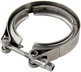 PTNHZ Universal Stainless Steel 3.0" V Band Clamp For Turbo, Downpipes, Exhaust Systems(2.0"/2.5"/2.75"/3.0"/3.25"/3.5"/4.0")