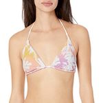 Roxy Men's Standard Lahaina Lights Tiki Tri Top, Peach Bud Lahaina Lights S, Small