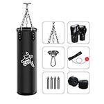 Punching Bag Set for Adults with Gl