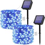 Solar String Lights Outdoor, 2 Pack