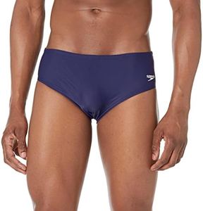 Speedo Men's Solid Lycra Brief, Speedo Navy, 34