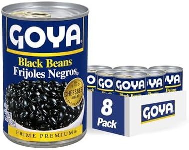 Goya Foods Black Beans, 15.5 Ounce (Pack of 8)