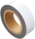 Durable 170902 Magnetic Identification Tape, 5m x 40 mm, Can be Cut to Any Size, White