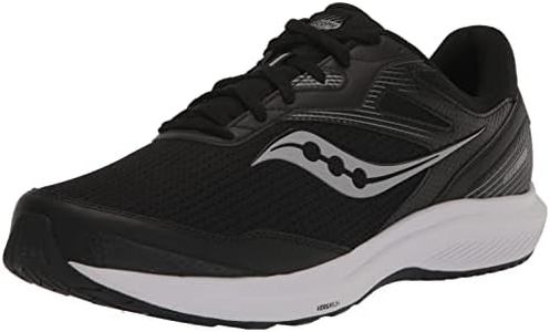 Saucony Men's Cohesion 16 Running Shoes, Black/White, 9 US Size