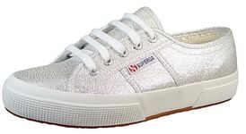 Superga Women's Low-Top Sneakers, Grey Grey Silver 031, 9