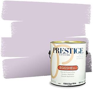 PRESTIGE Paints Interior Paint and Primer In One, 1-Gallon, Eggshell, Comparable Match of Valspar* Early Lilac*