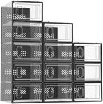 SIMPDIY Shoe Storage, 12 Pack Shoe 