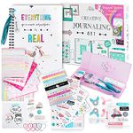 DIY Unicorn Journaling Set/Scrapbook Kit for Girls - Includes Scrapbooking Supplies Plus Augmented Reality Experience (STEM Toys) Use As Kids Planner, Organizer, Diary & Craft Kits