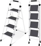 KINGRACK Step Ladder 4 Step Folding