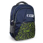 Crazy Flame Classic 28 L Blue and Gray Laptop Backpack