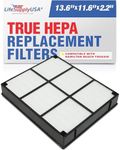 LifeSupplyUSA HEPA Filter Replacement Compatible with Hamilton Beach 04912 TrueAir Air Purifier Models 04160, 04161, 04150