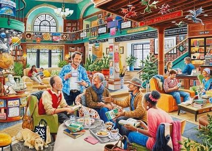 Ravensburger "Turn the Page" Bookclub 1000 Piece Jigsaw Puzzles for Adults & Kids Age 12 Years Up