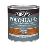 Minwax 214304444 Polyshades - Stain & Polyurethane in 1 Step, 1/2 Pint, Old Maple, Gloss