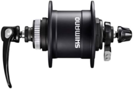 SHIMANO Unisex - Adult DH-T4050 Hub Dynamo, Black, One Size