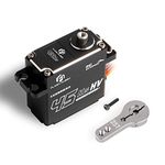 FLASH HOBBY 45KG Coreless Servo 8.4V High Torque Full Metal Gear Servo, IP67 Waterproof Steering RC Servo with Control Angle 270° for 1/10 Scale RC Cars, RC Crawler, Trucks & Robot Parts (45KG)