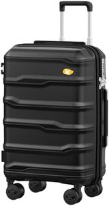 MGOB Carry On Suitcase, Hard Shell Trolley Travel Suitcases with Spinner Wheels, Lightweight Luggage 55x40x20CM, TSA Approved, Cabin Suitcase Polypropylene(PP), 20 Inch