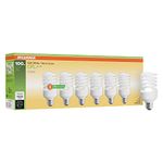 Sylvania CFL 2700K 100W Replacement Bulbs (Pack of 6, Model X21534)