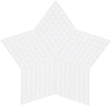 Darice 10-Piece Star Shape Plastic Canvas, 3-1/4-Inch, Clear