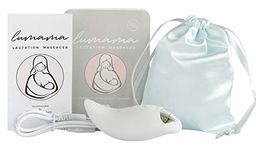 LUMAMA Lactation Massager – Breastfeeding Support Aid for Clogged Ducts, Breastmilk Supply Increase, Milk Flow, Engorgement Relief Quiet Breast Massage Machine for Nursing Moms