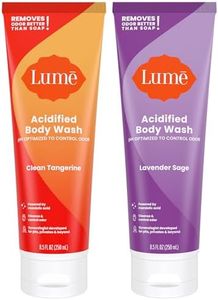 Lume Acidified Body Wash - 24 Hour Odor Control - Removes Odor Better than Soap - Formulated Without SLS or Parabens - OB/GYN Developed - 8.5 ounce (Pack of 2) (Clean Tangerine & Lavender Sage)