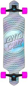 Santa Cruz Skateboards Prismatic Dot Drop Through Longboard Cruzer, 9" x 36"