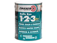 Zinsser BULLS EYE 1-2-3 *PLUS*** 2.5 litre Ready Mixed Colour - White