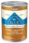 Blue Homestyle Recipe Natural Wet Dog Food, Turkey 12.5oz (Pack of 12)