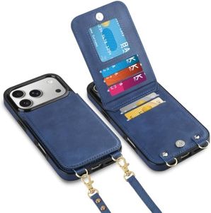 Vofolen for iPhone 18/17 Pro Max Wallet Case with Card Holder RFID Navy