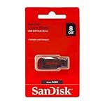 SanDisk SDCZ50-008G-B35 8 GB Cruzer Blade USB 2.0 Flash Drive - Black ( Standard Packaging )