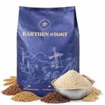 Earthen Story Certified Organic Multigrain Atta 5kg with 40% Millets | Lab Tested for 250+ Pesticides | Stone Ground Flour | 100% Whole Grain Ragi, Jowar, Bajra, Barley, Kala Chana