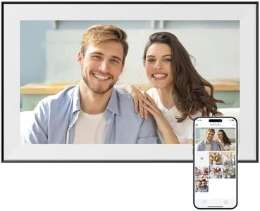 Dragon Touch Classic 15 Digital Picture Frame, 15.6” FHD Touch Screen WiFi Digital Photo Frame Instant Share Photos and Videos via App, Email, Cloud, Wall Mountable, Portrait and Landscape